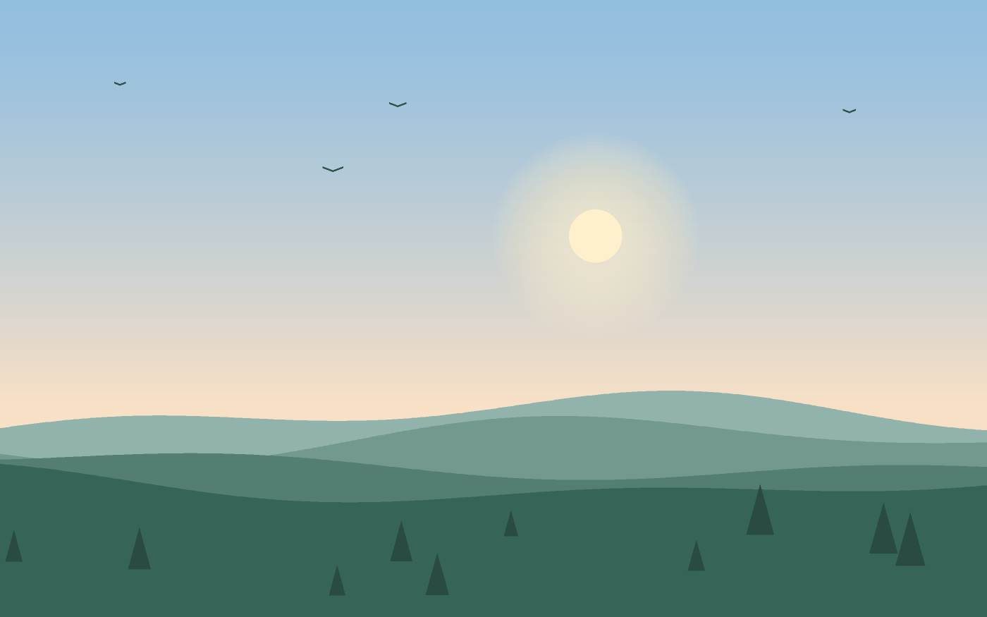 Landschaftsillustration