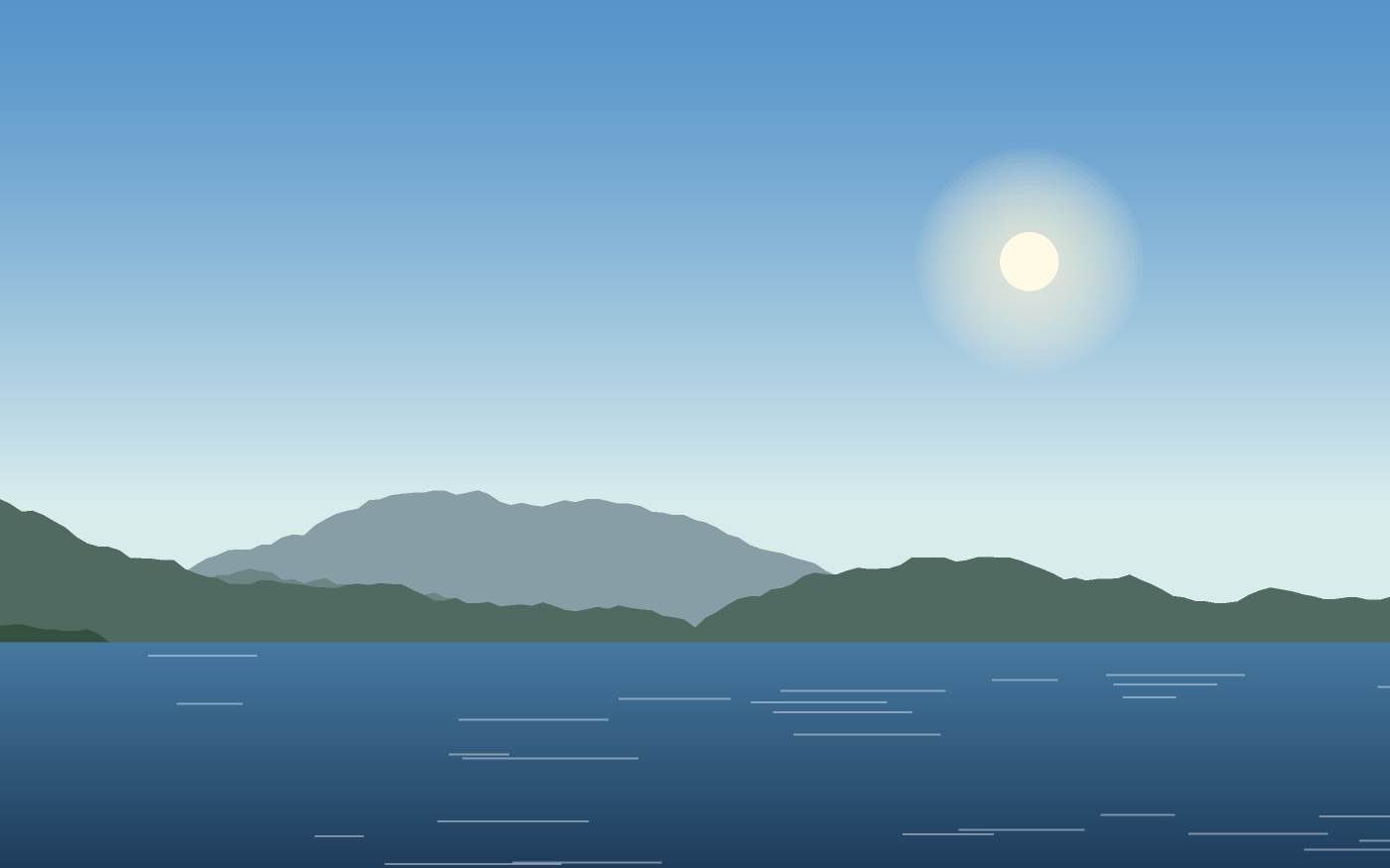 Landschapsillustratie