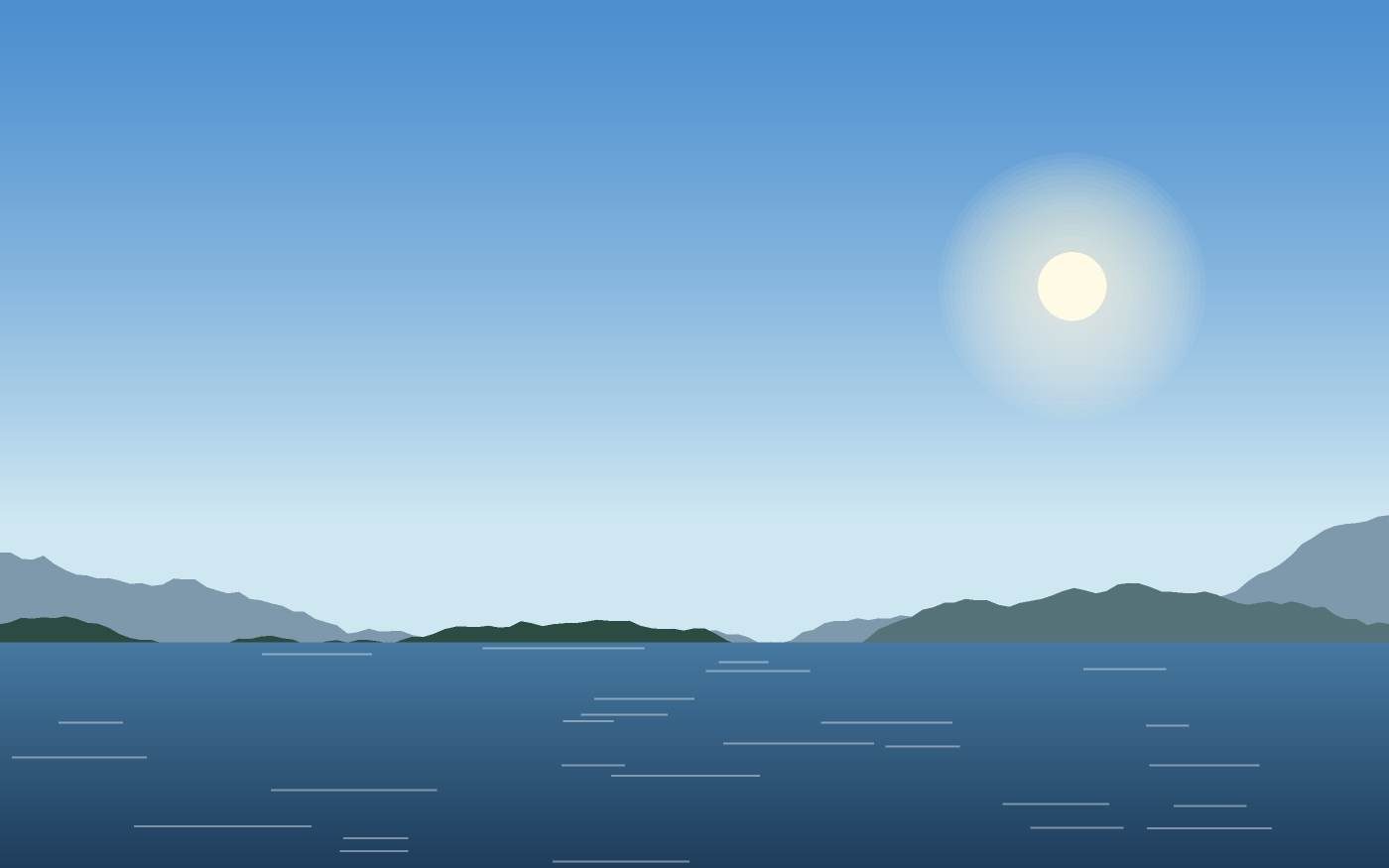 Landschaftsillustration