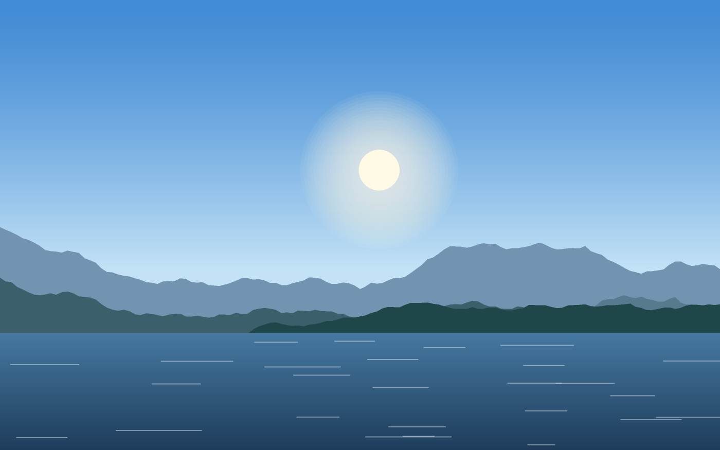 Landschaftsillustration