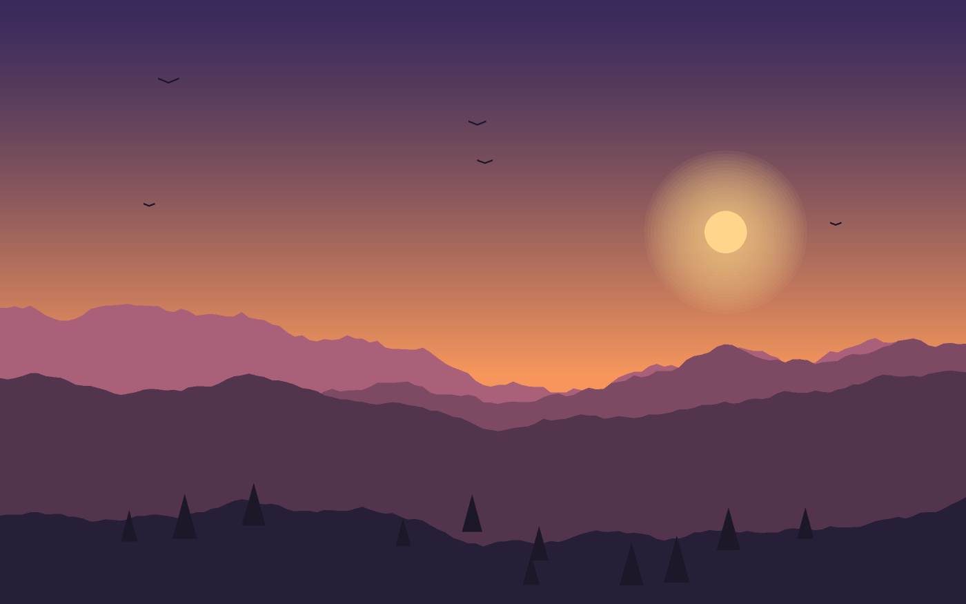 Landschaftsillustration
