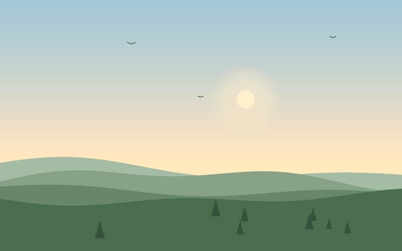 Ilustración de un paisaje