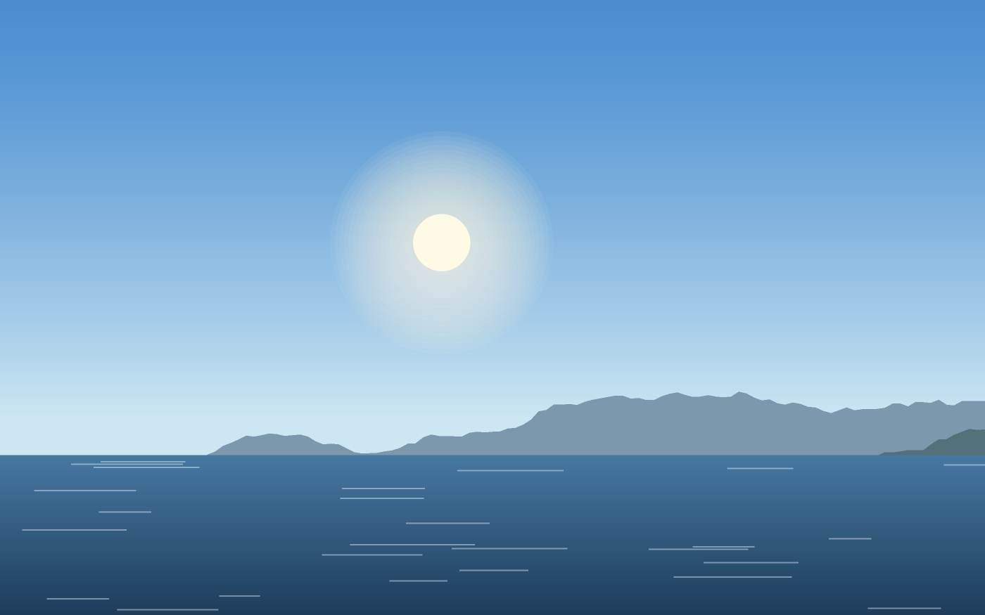 Illustrazione di un paesaggio