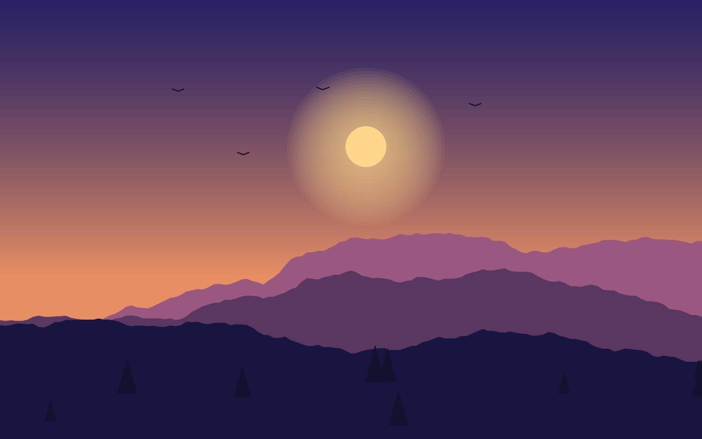 Ilustracja krajobrazu