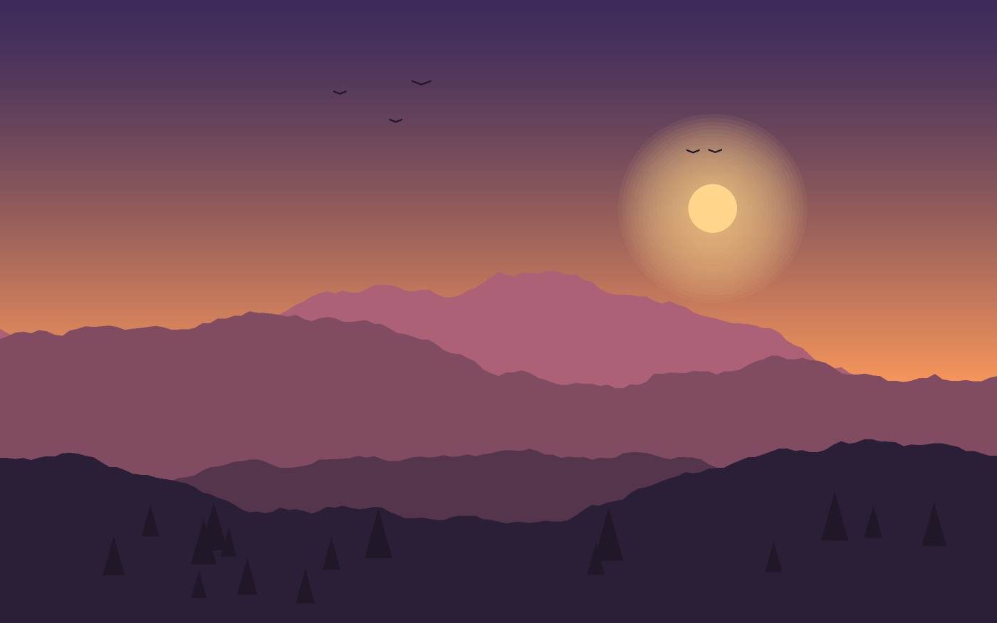 Landskapsillustration